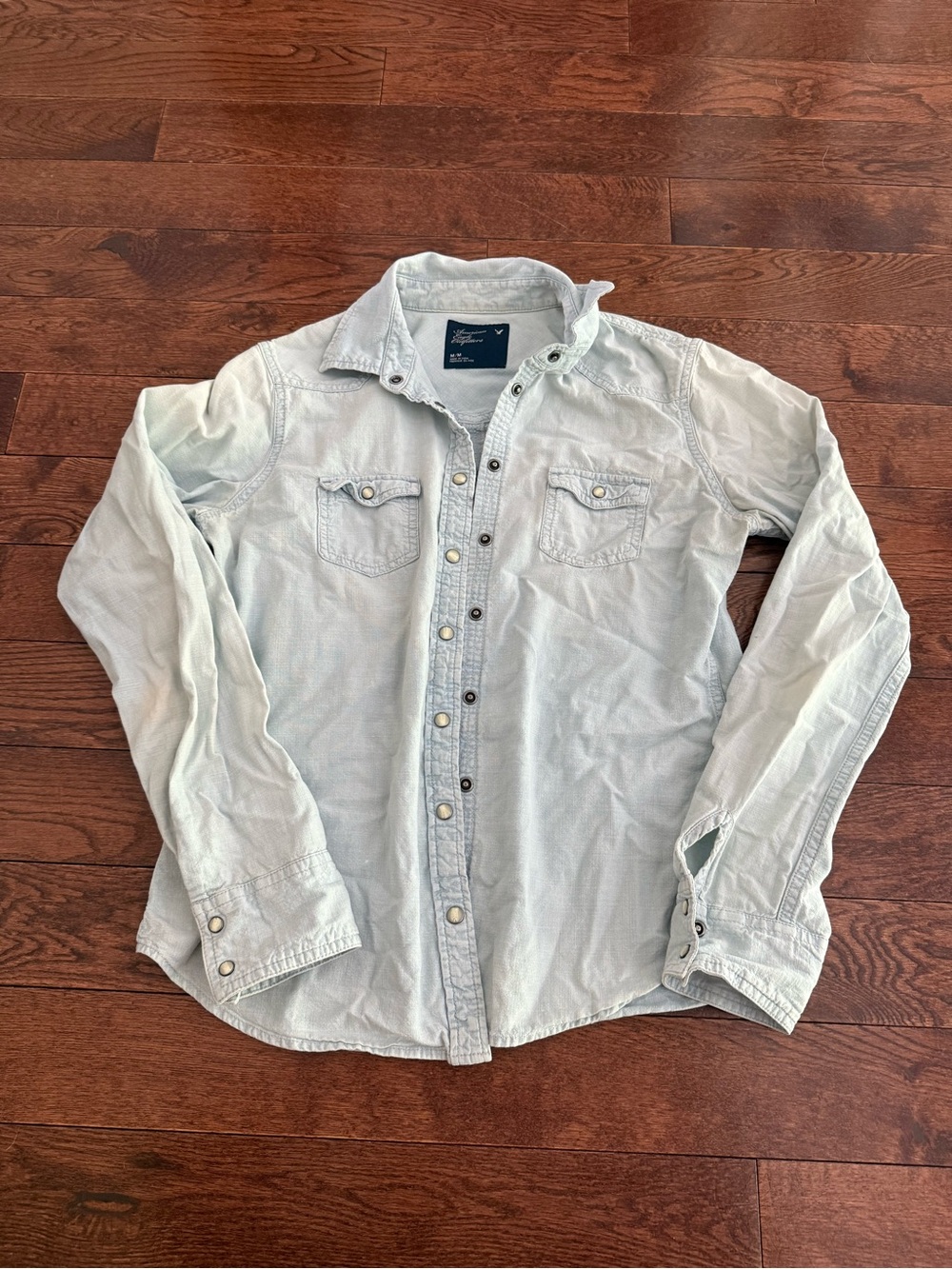 Light Blue Long-Sleeve Shirt